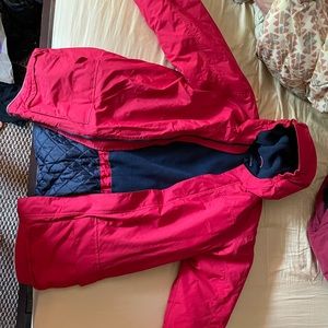 Red Lands End Windbreaker CHILDRENS XL